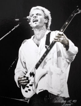 Sting - August 15, 1983. Produced by Whisper Concerts Inc.